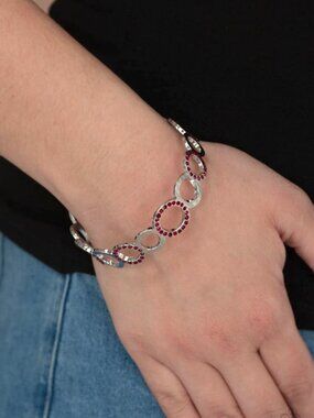 Paparazzi Jewelry - Future, Past, and POLISHED - Red Bracelet - Vintage
